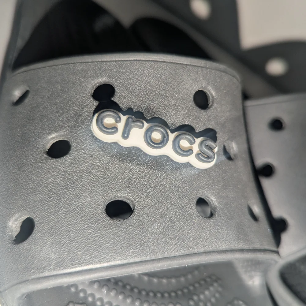 Crocs Black Slide Sandals - Picture 7 of 8